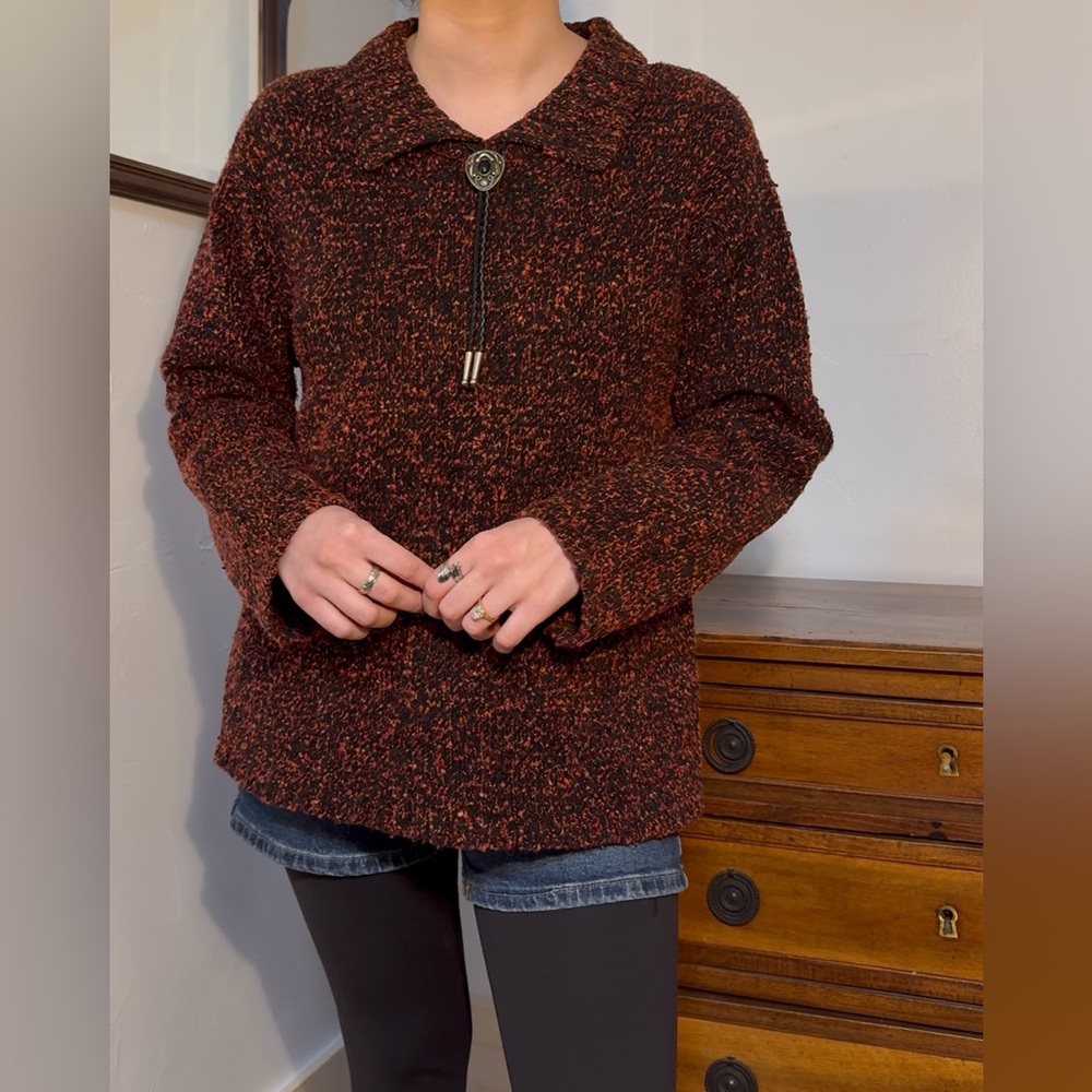 Vintage speckled knit pullover ♥️